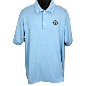 Adidas Golf ClimaCool XL Blue Polo Shirt Mens Lightweight Moisture-Wicking